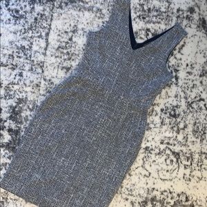 Banana Republic Tweed V-neck Dress